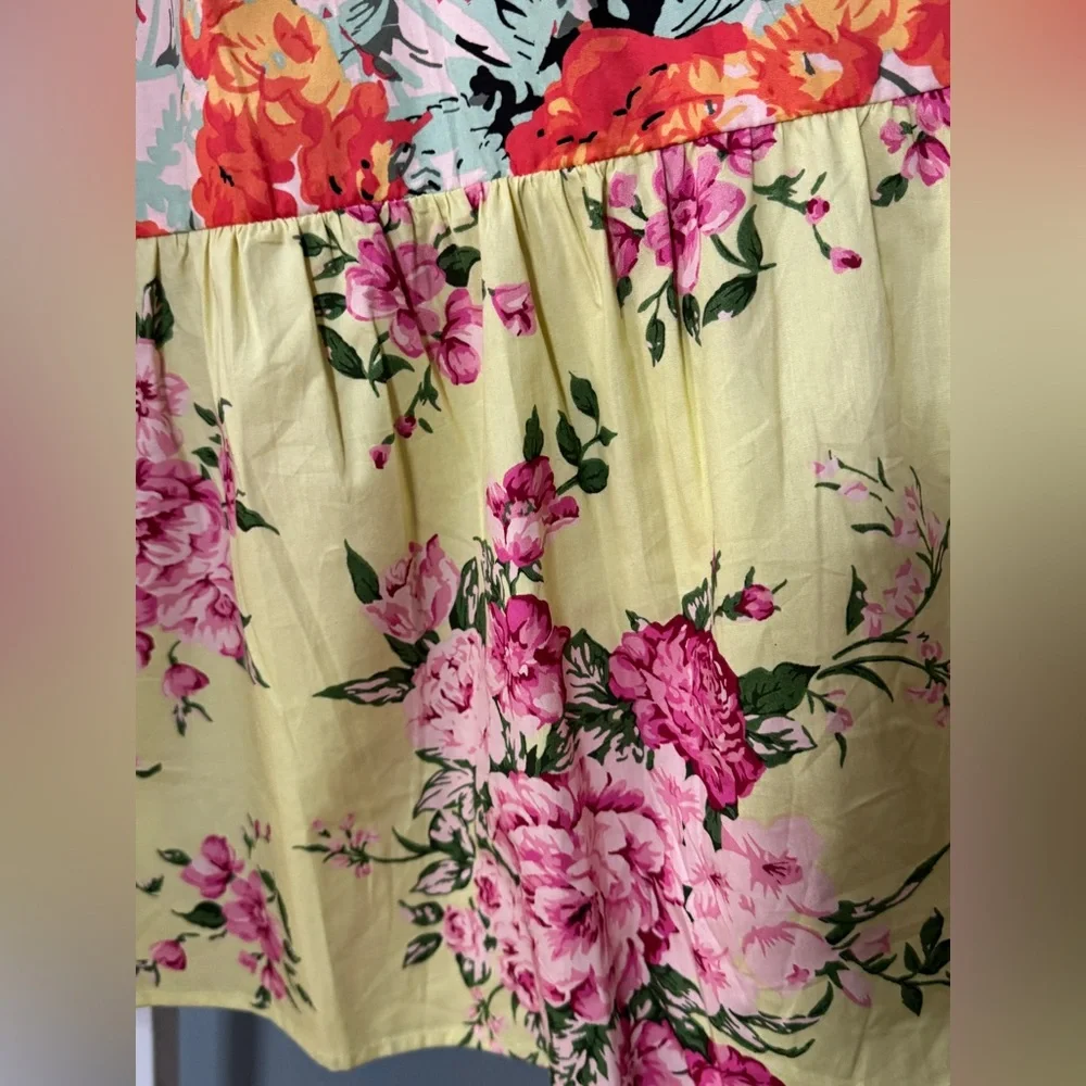 105 • ON SALE!...Emilia Botanical Maxi Dress | French Country Floral Tiered Maxi - Picture 4 of 11